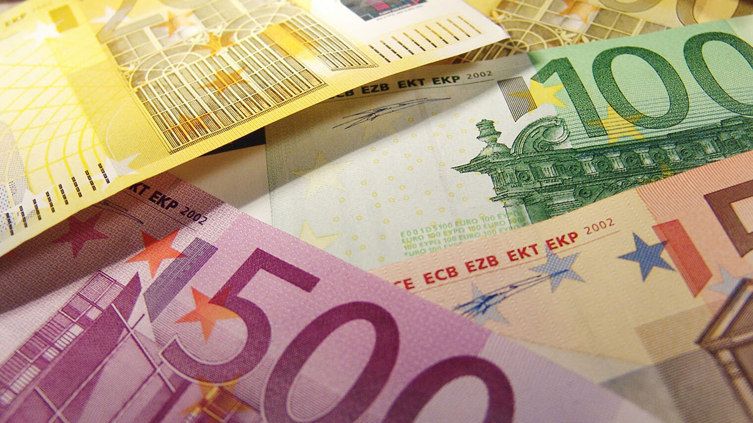 verschiedene Euroscheine