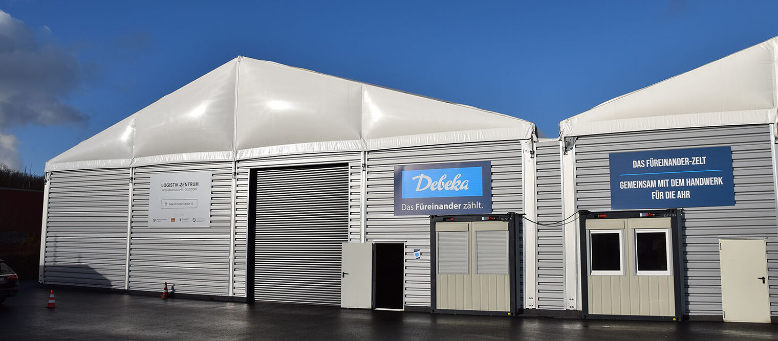 Das "Logistik-Zentrum" in Gelsdorf wird durch die Debeka unterstützt Das "Logistik-Zentrum" in Gelsdorf wird durch die Debeka mit 250.000 Euro unterstützt