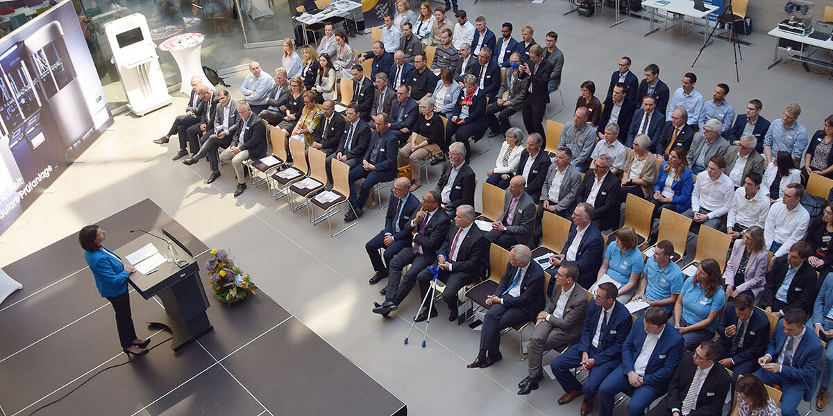 Die feierliche Veranstaltung zur Verleihung der Innovationspreise und Anerkennungen fand bei der Handwerkskammer Koblenz statt. 