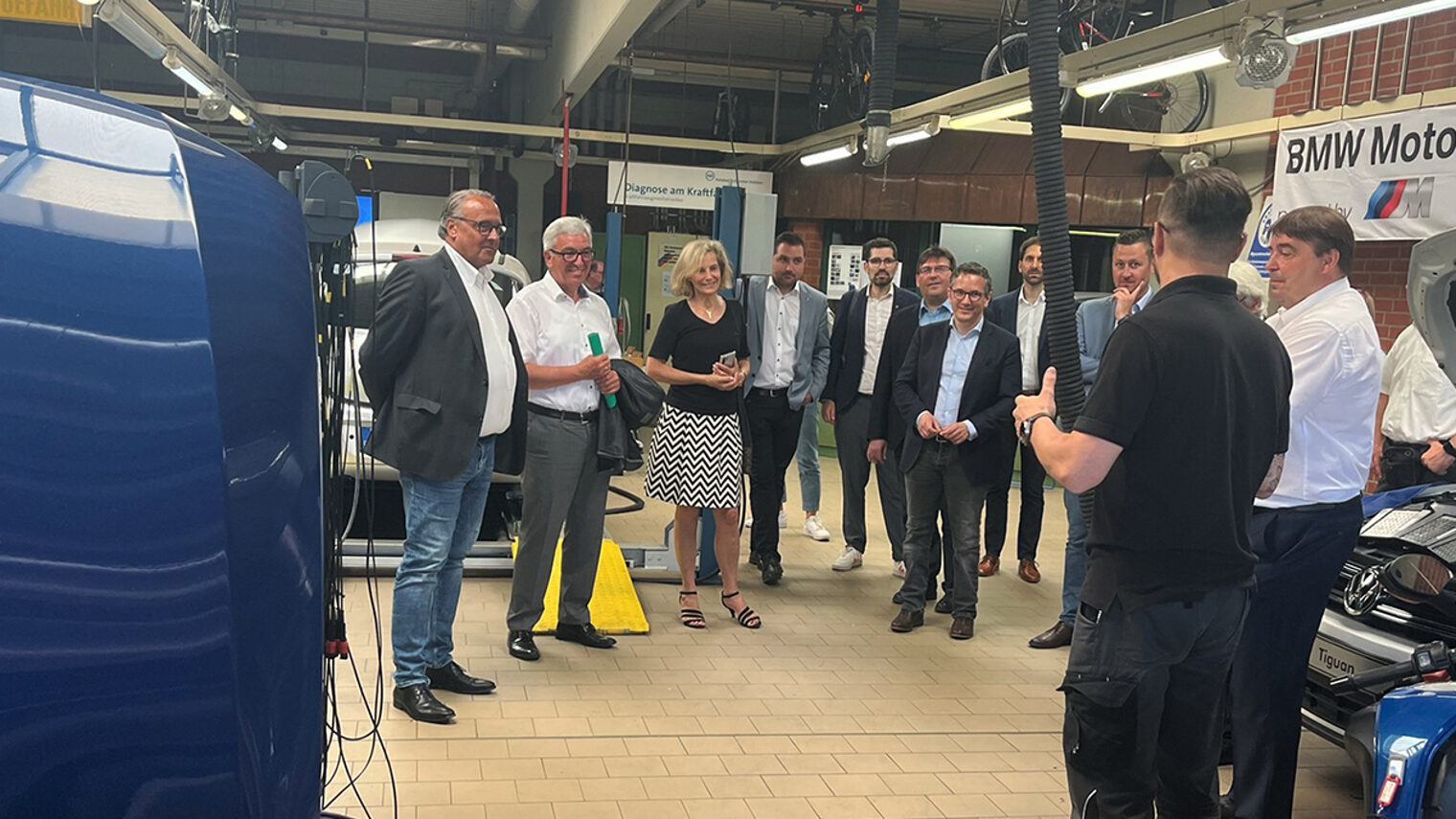 Informationen aus erster Hand holten sich Mitglieder der SPD-Fraktion.