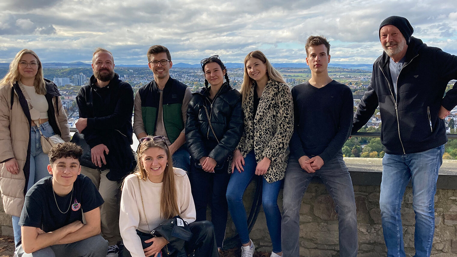 Wiener Azubis auf der Festung Ehrenbreitstein