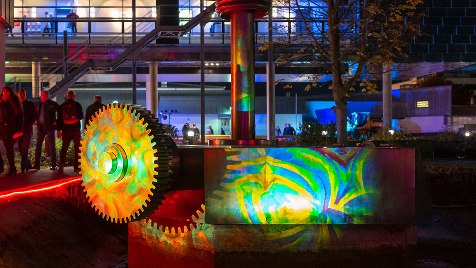 Panoramafoto von der Nacht der Technik
