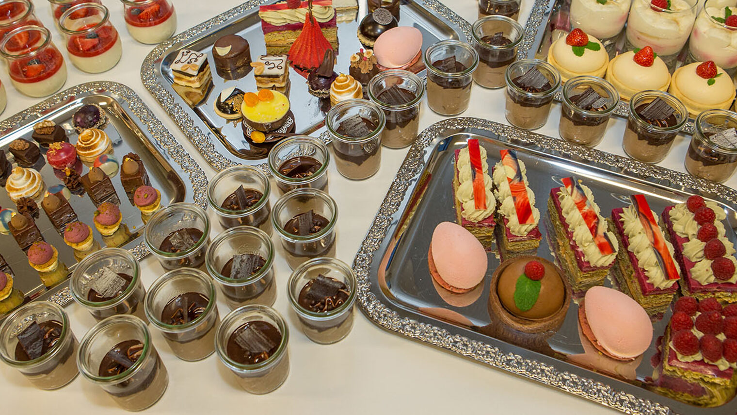 ein süßes Buffet