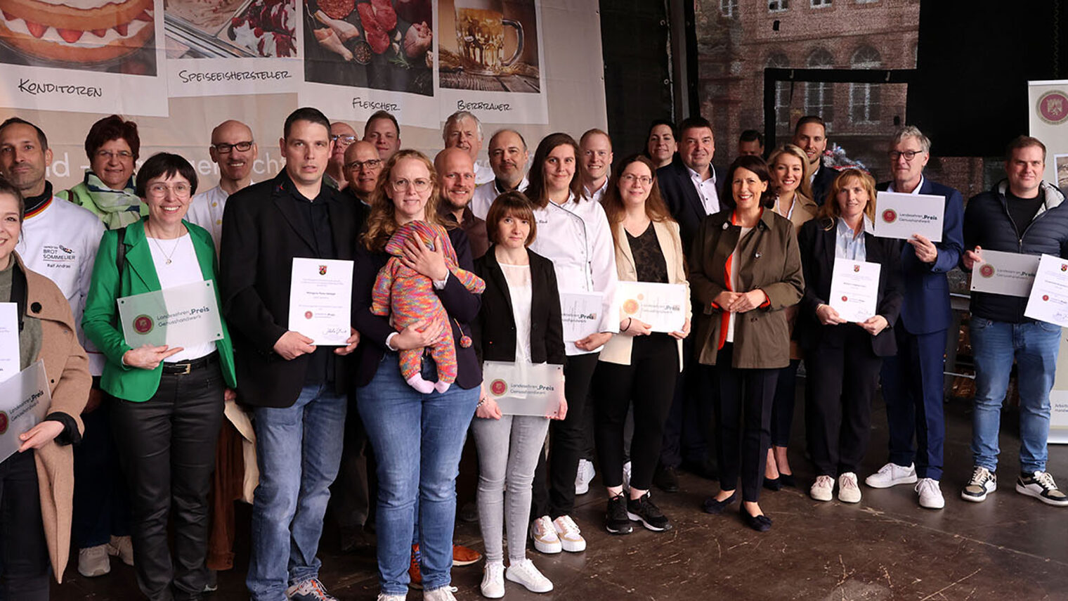 Gruppenfoto von der Verleihung