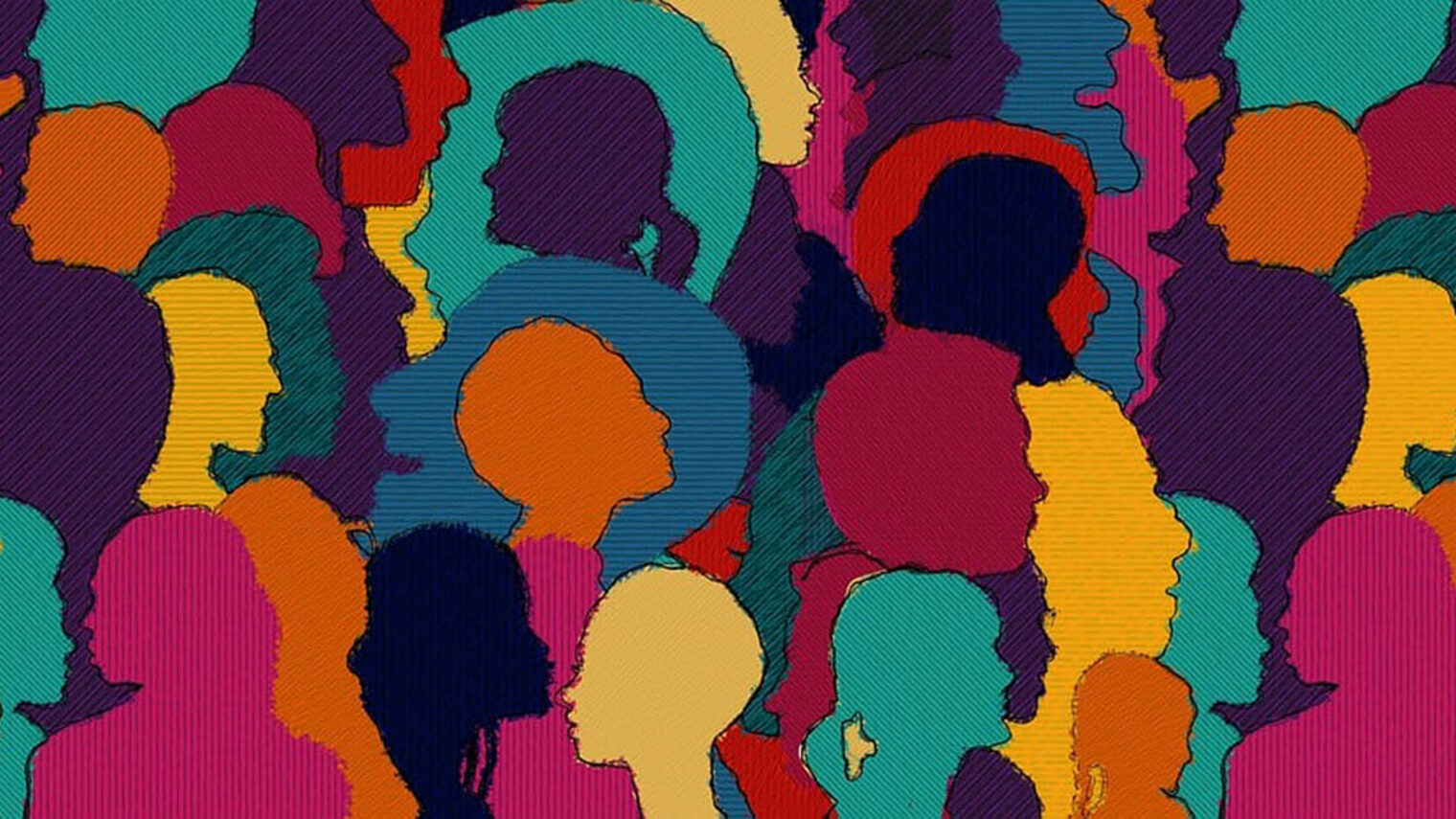 Collage, Menschen