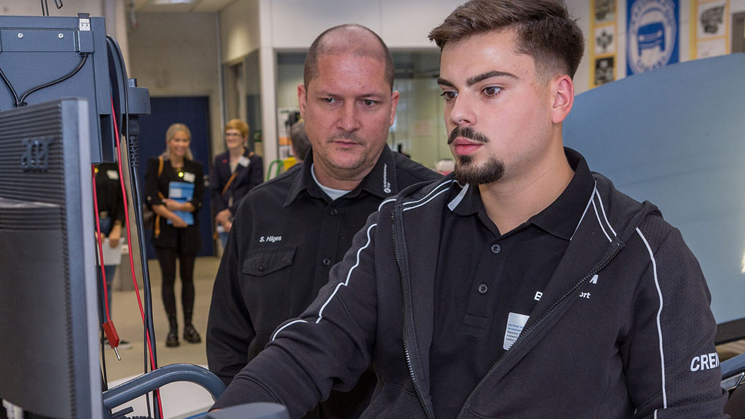 Kfz-Mechatroniker Maximilian Scheffler bei der Deutschen Meisterschaft im Handwerk im vergangenen Jahr