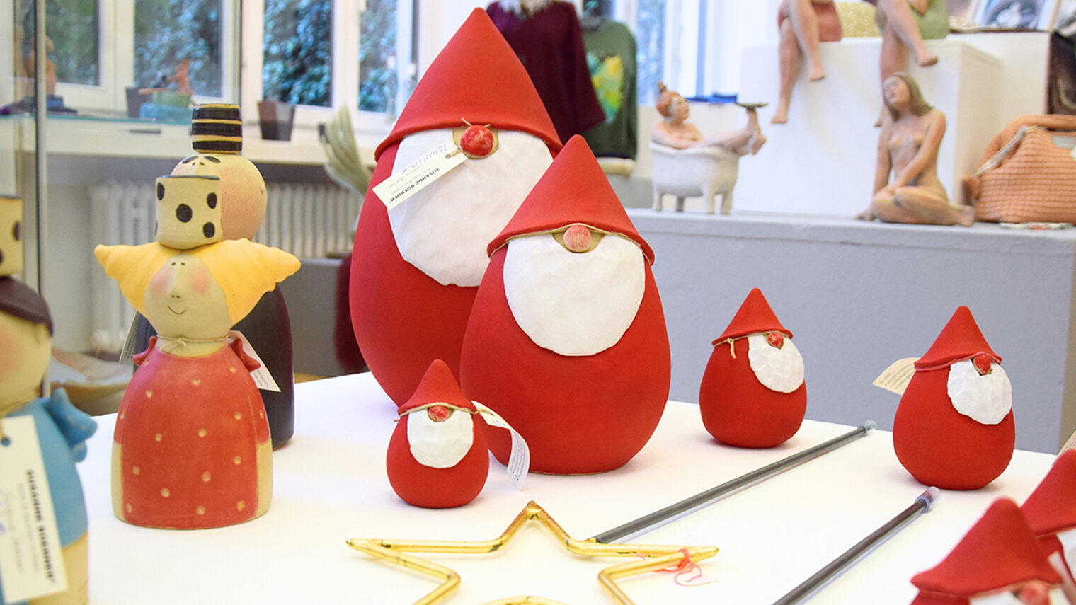 Figuren bei der Winterausstellung