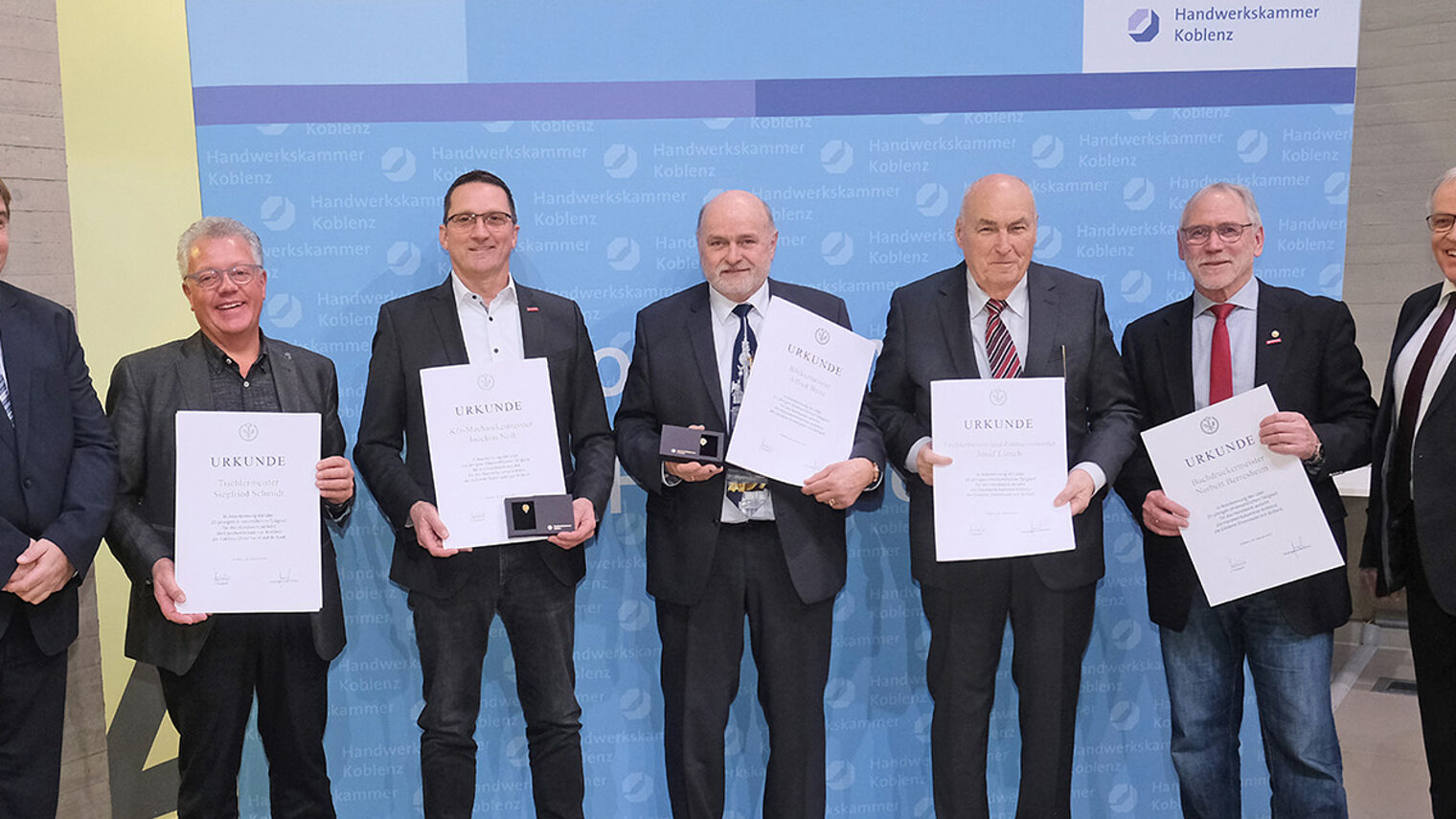 Kurt Krautscheid, Bernd Hammes, Siegfried Schmidt, Joachim Noll, Alfred Wenz, Josef Liesch, Norbert Berresheim