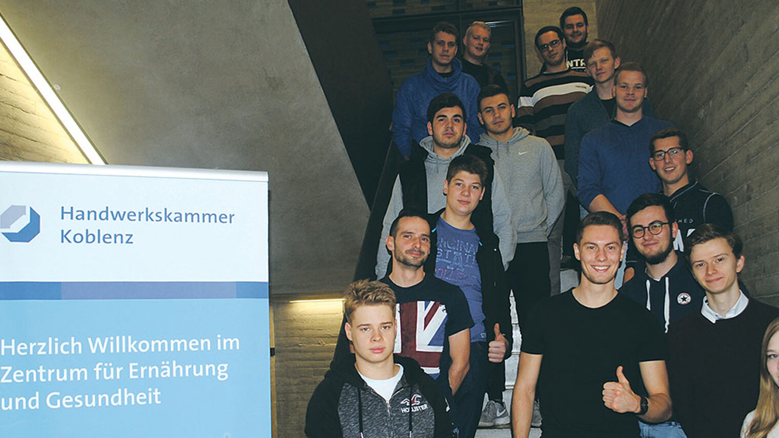 Die Teilnehmer der Fortbildung "Betriebsassistent im Handwerk".