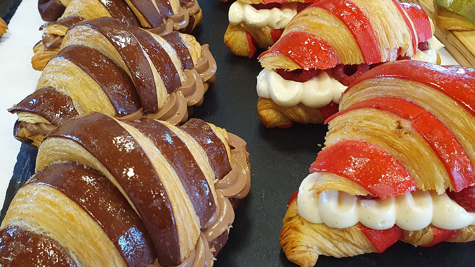 Bild mit mehreren Crossaints