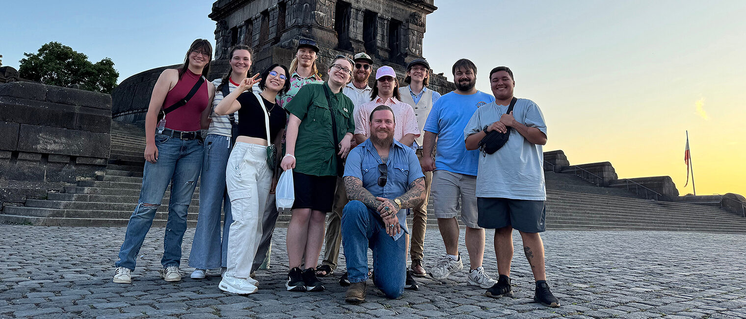 Gruppenfoto der Besuchergruppe aus Austin Gruppenfoto der Besuchergruppe aus Austin