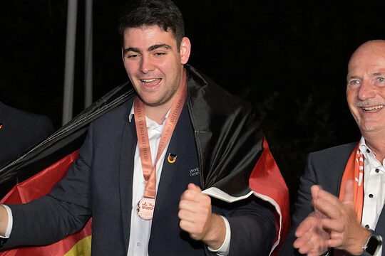 Große Freude bei Niklas Ring