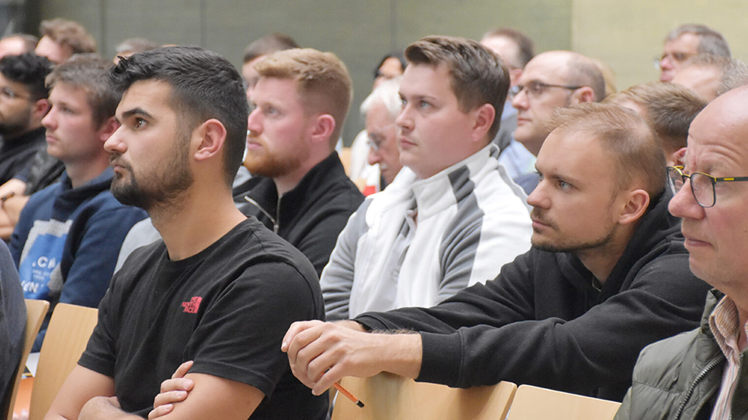 Teilnehmer während der Veranstaltung