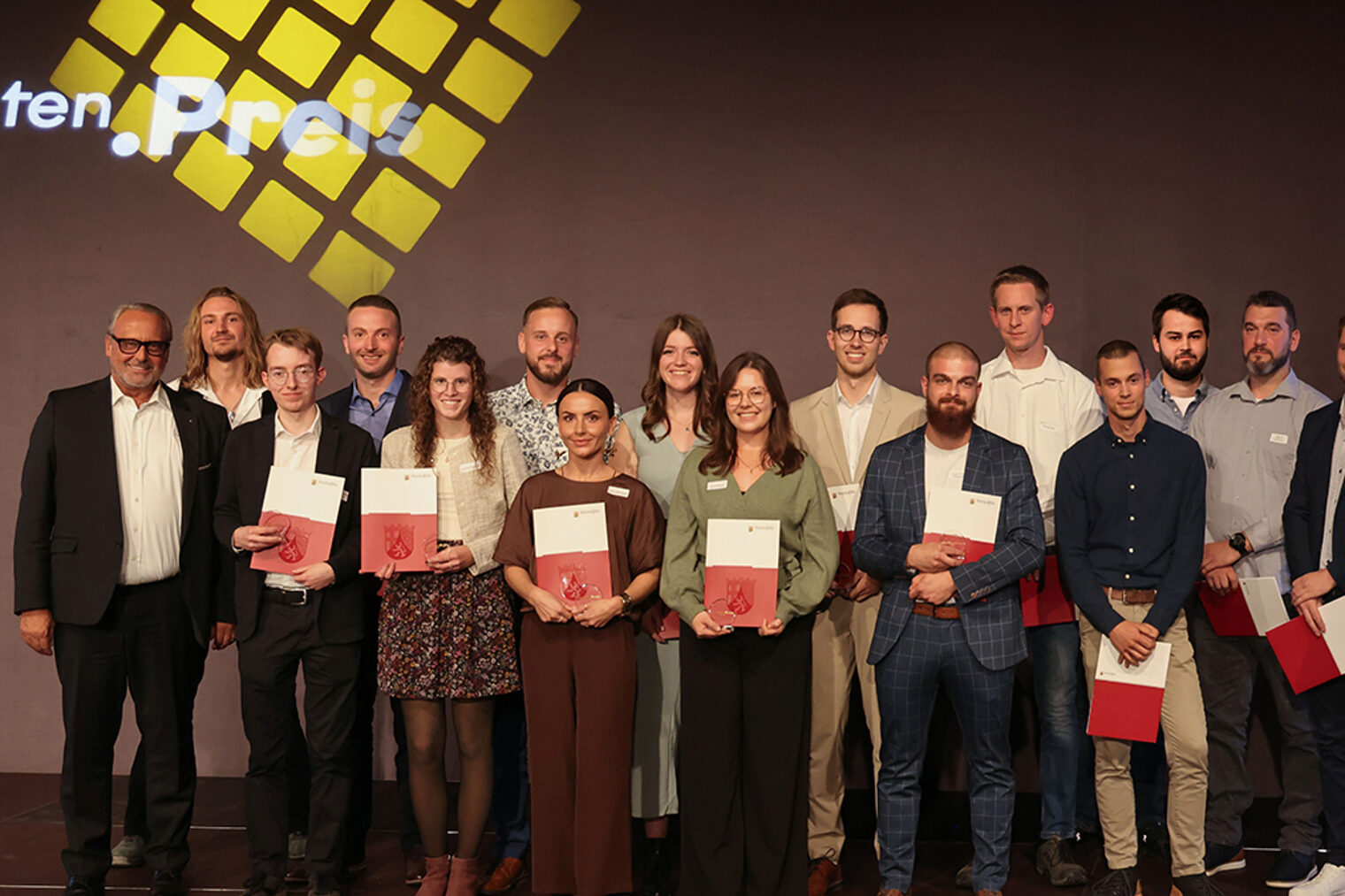 Gruppenfoto von den Landesbesten