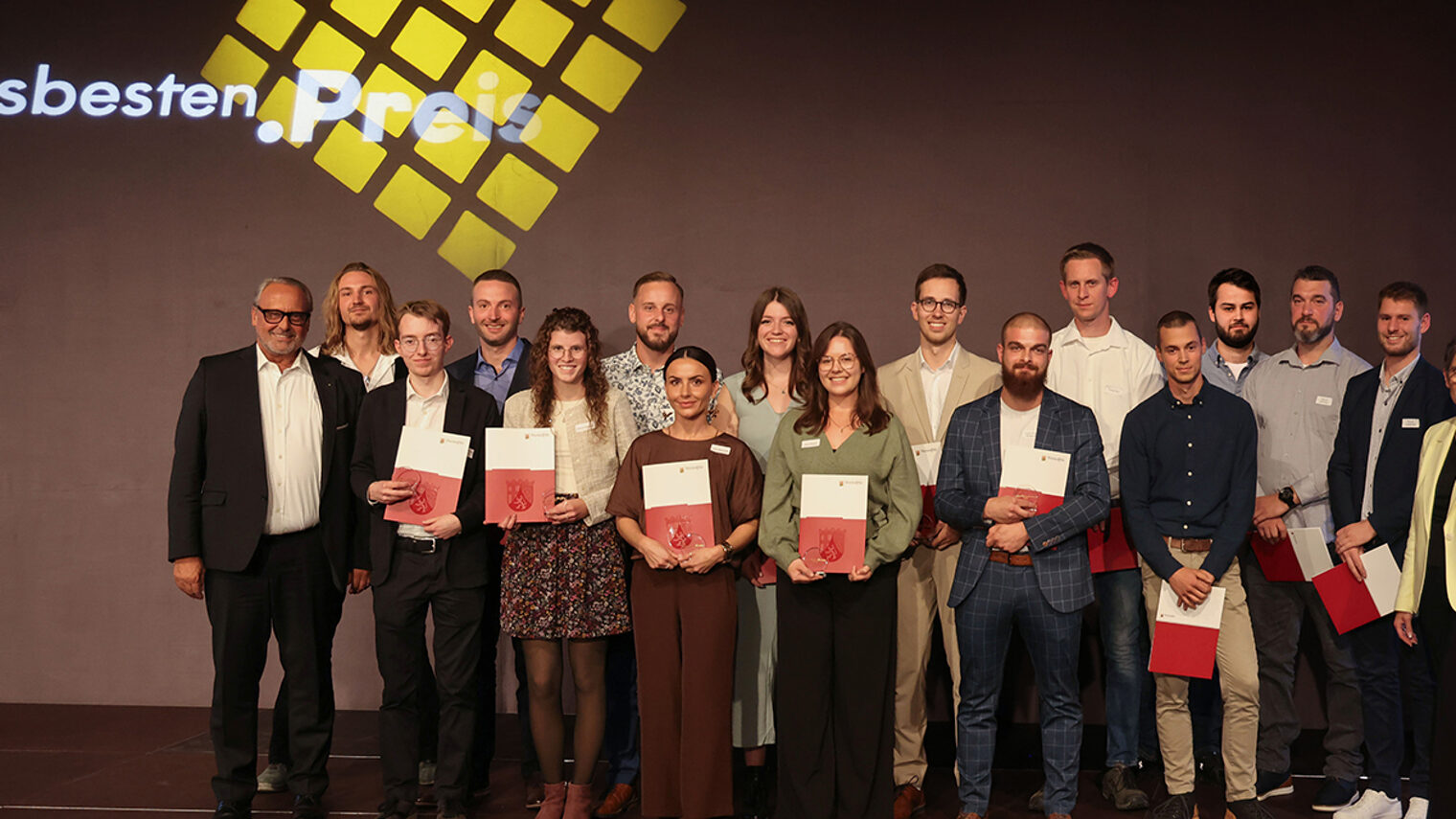 Gruppenfoto von den Landesbesten