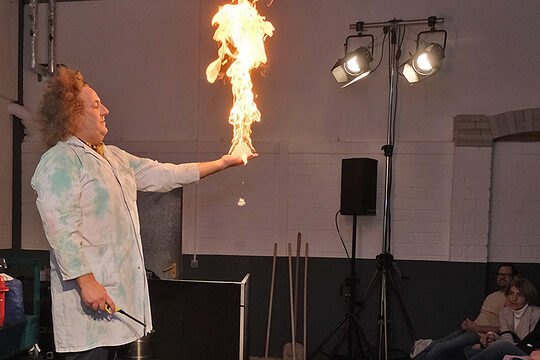 Konrad Stöckel auf der Bühne