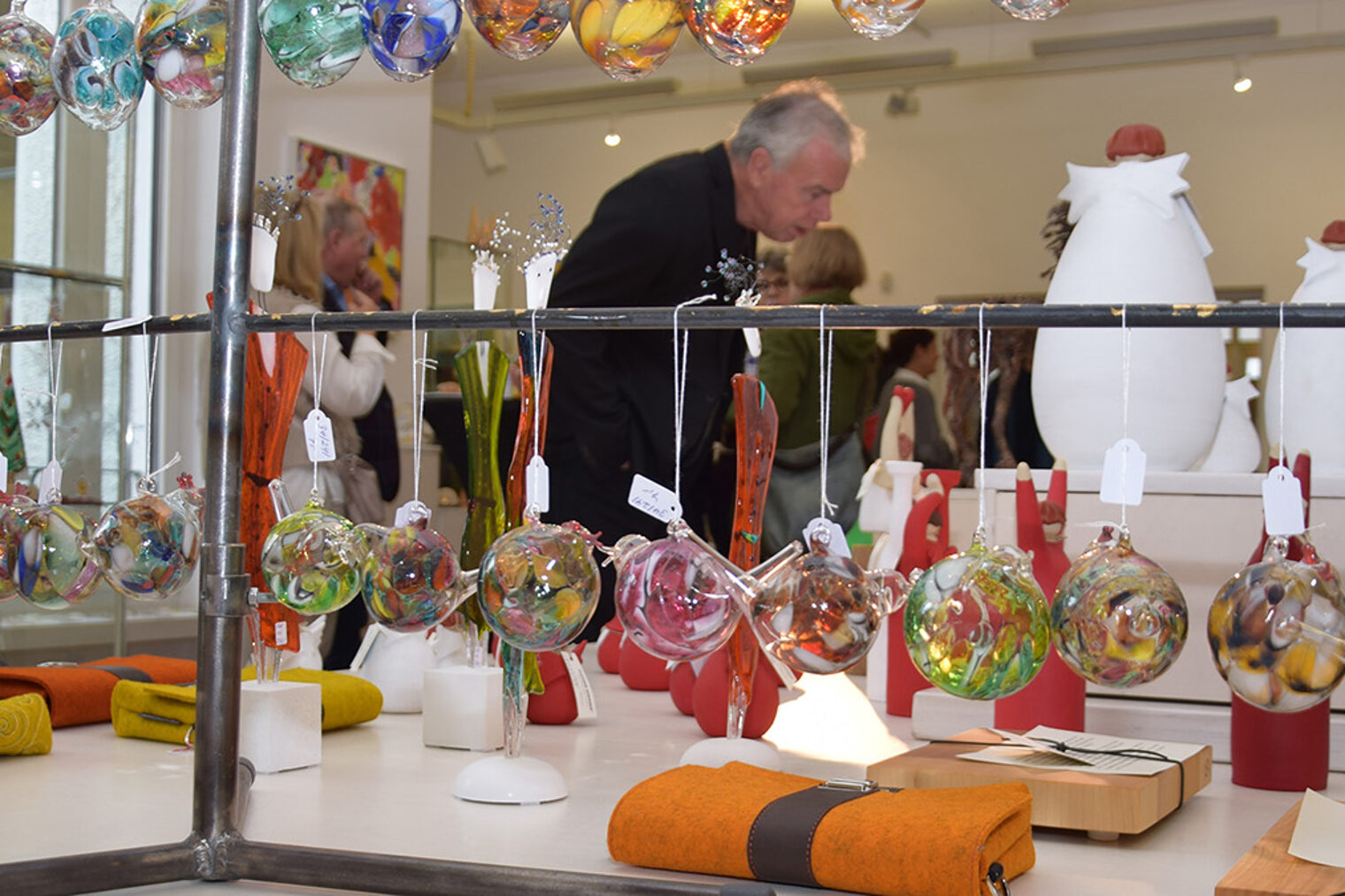 Blick in die Ausstellung am Eröffnungstag