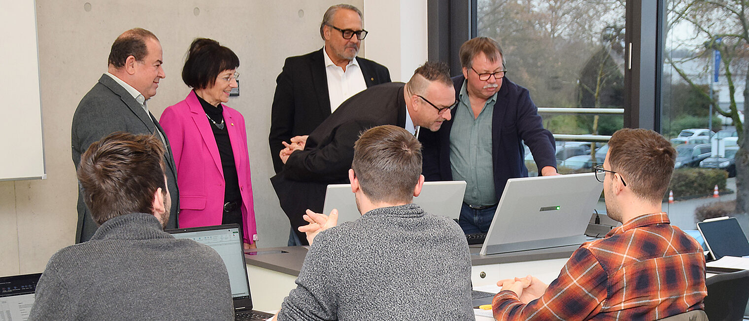 Foto vom hybriden Unterricht