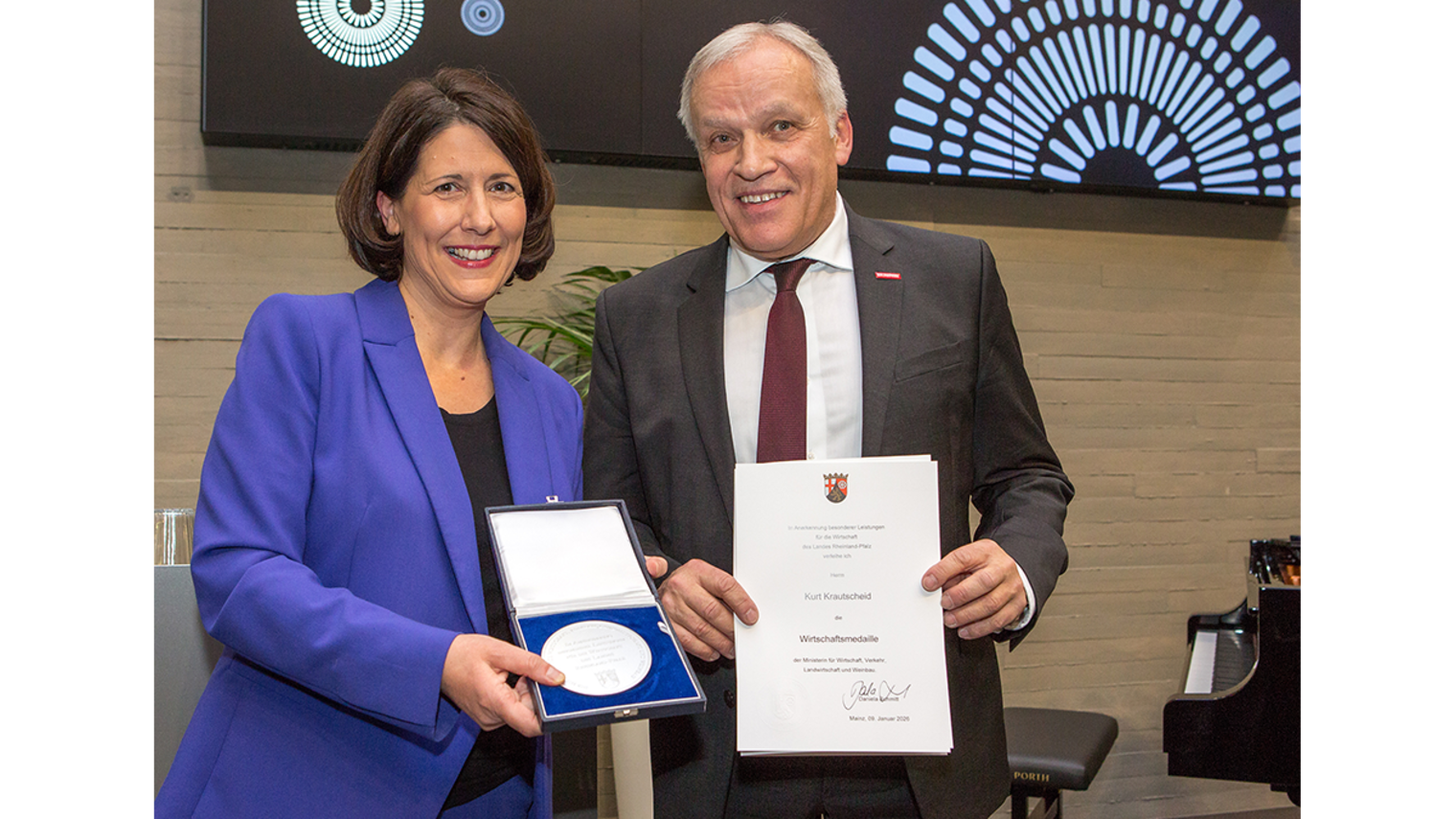 Daniela Schmitt und Kurt Krautscheid