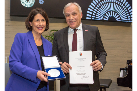 Daniela Schmitt und Kurt Krautscheid