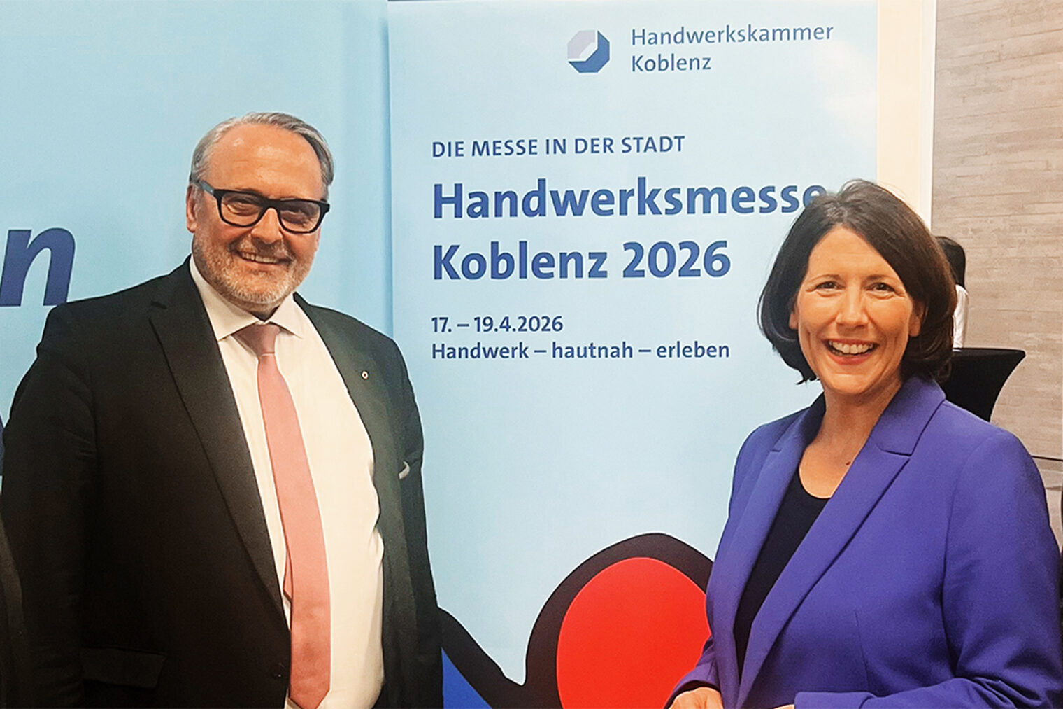 Gruppenfoto zur Handwerksmesse 2026