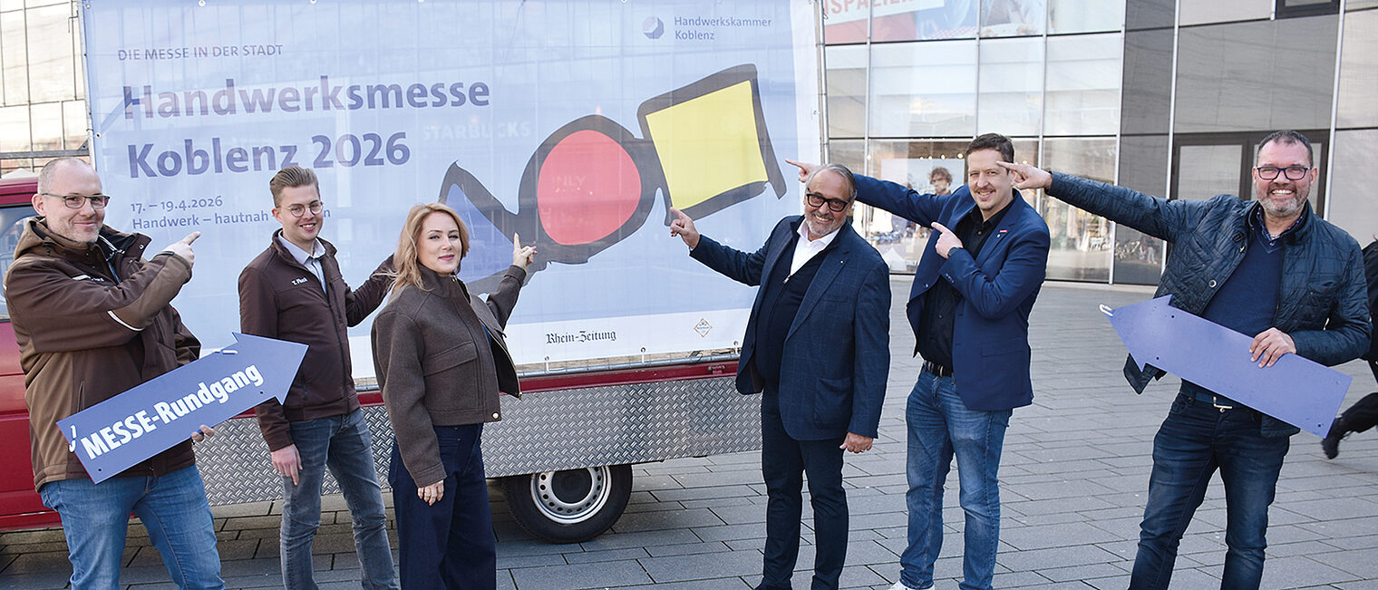 Gruppenfoto zur Handwerksmesse