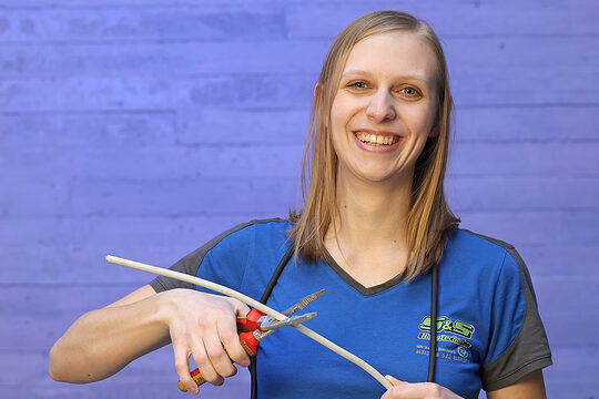 Elektrotechnikerin Vanessa Schmahl 