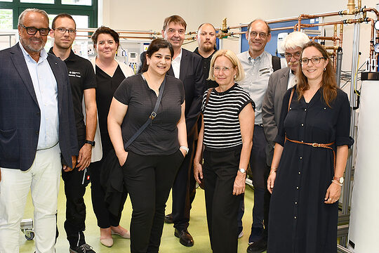 Gruppenfoto im Innovationsraum