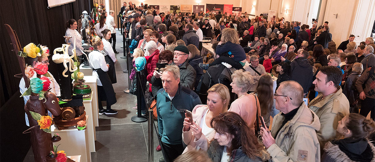 "Championnat du Chocolat à Coblence" im Koblenzer Schloss Über 5.000 Besucher bei der Premiere des "Championnats du Chocolat à Coblence" im Koblenzer Schloss.