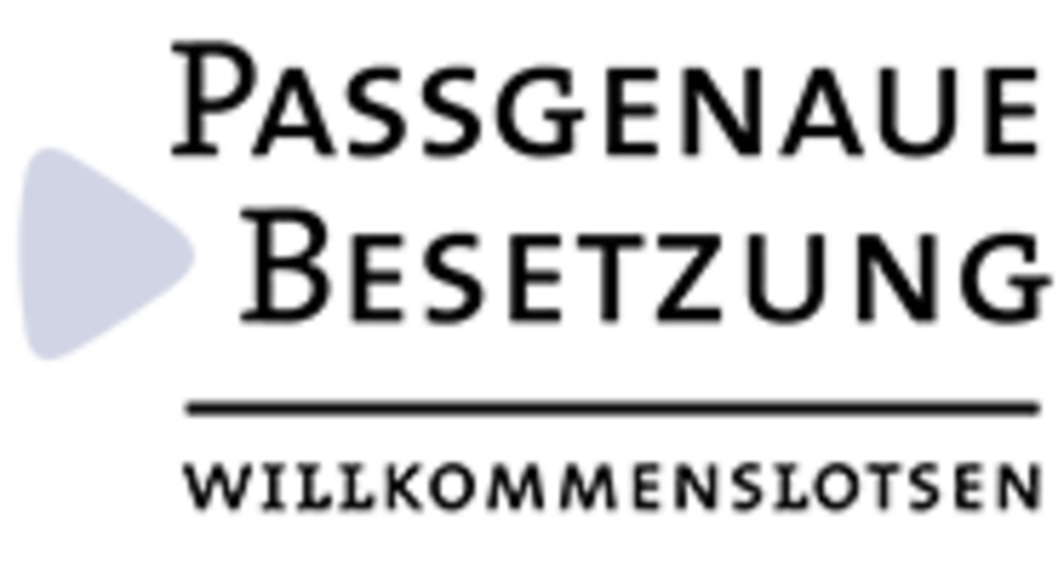 Logo Passgenaue Besetzung - Willkommenslotse