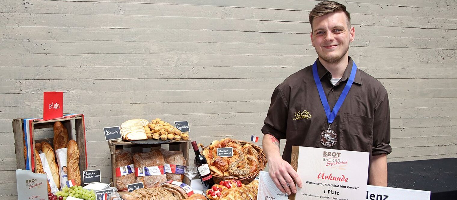 Dominik Mildenberger gewann den Preis "Kreativität trifft Genuss". 