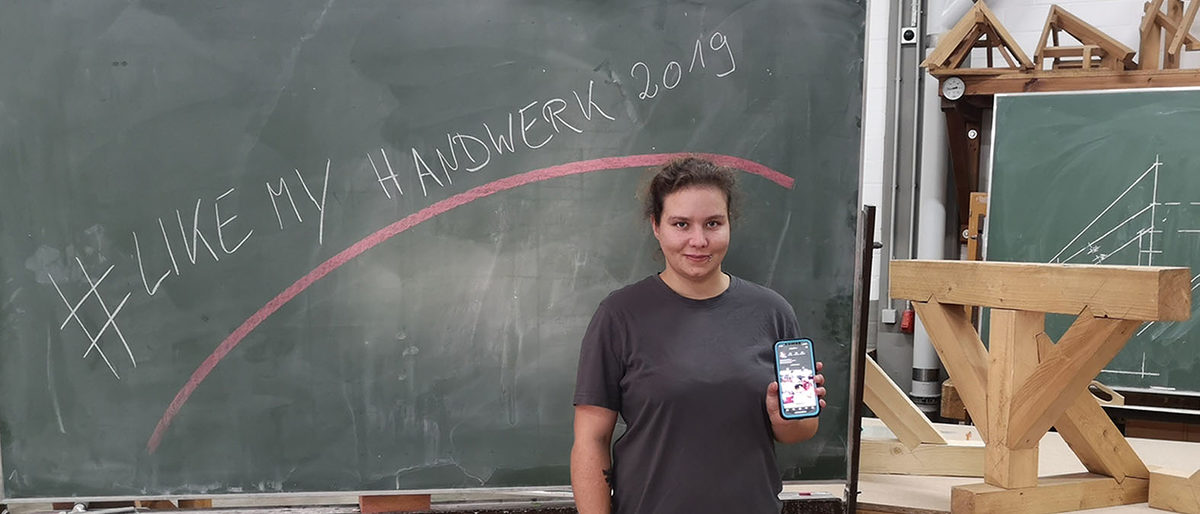 Zimmerin Janina gewinnt Instagram-Fotowettbewerb #likemyhandwerk2019 Zimmerin Janina gewinnt Instagram-Fotowettbewerb #likemyhandwerk2019