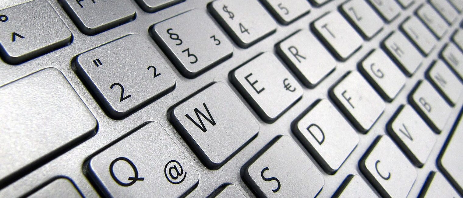 Tastatur PC Veröffentlicht auf Infoblatt IT-Sicherheit, Außen